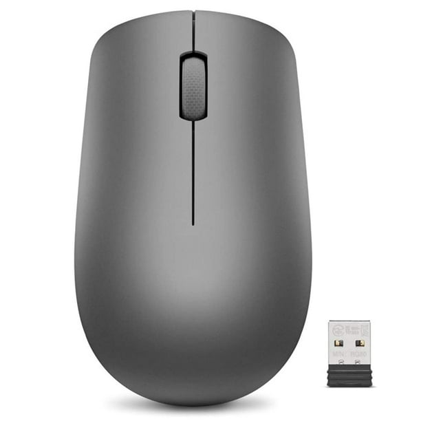GY50Z49089 Lenovo 530 Wireless Mouse with Battery USB Receiver Portable Ambidextrous Graphite Grey 3 Button 1200 DPI Optical Mouse 